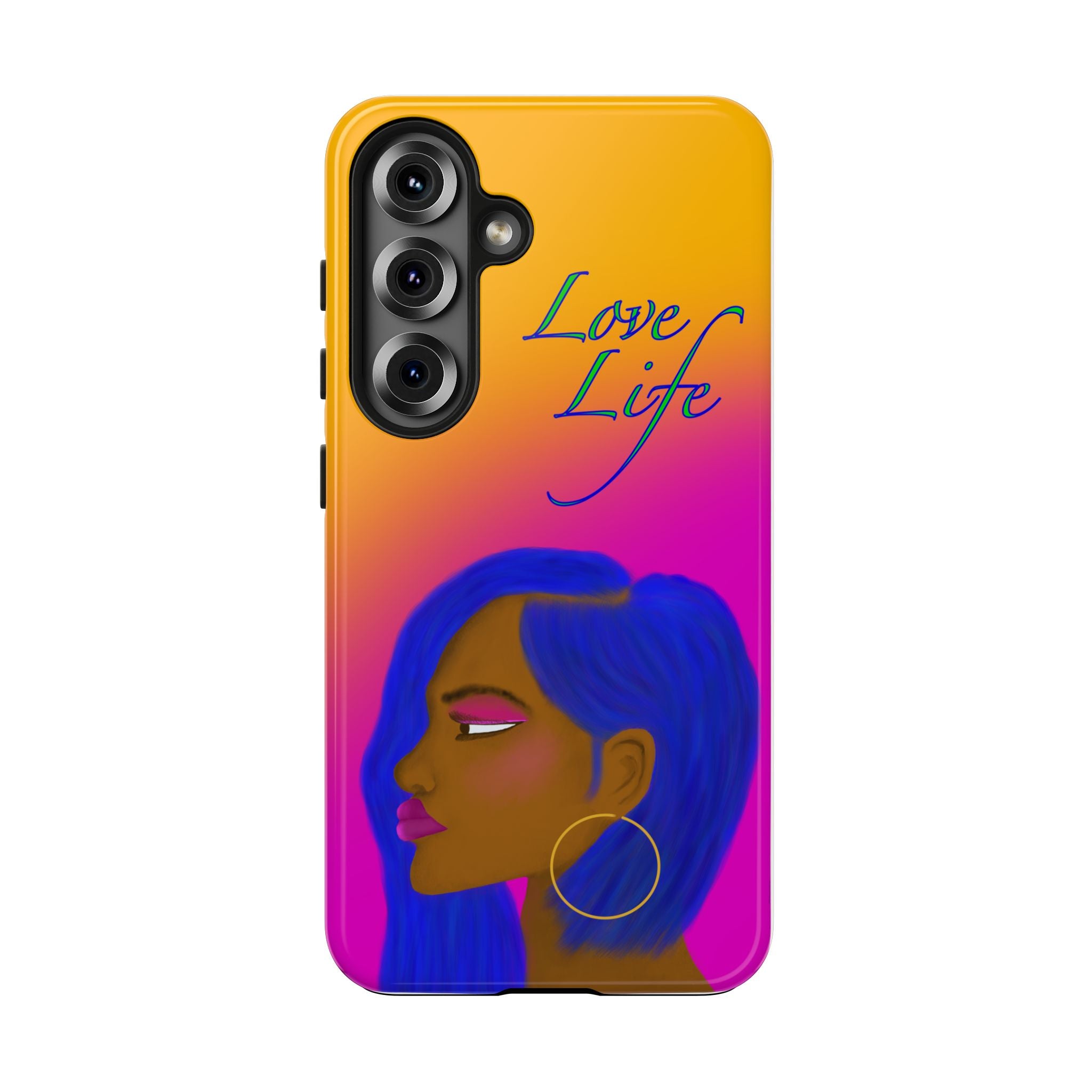 Phone Case — 'Love Life' Gradient Portrait Protective Case