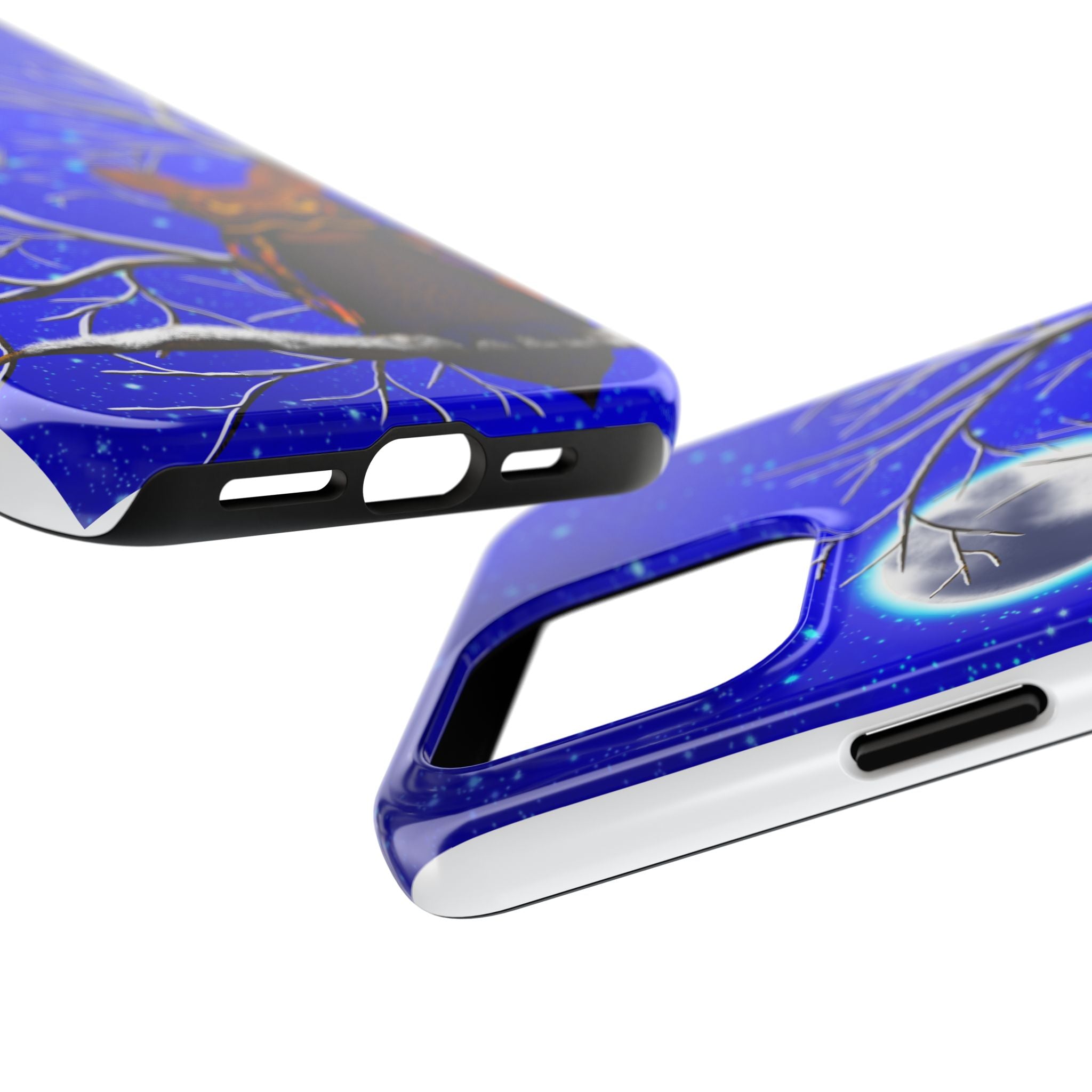 Moonlit Owl Tough Phone Case — Night Sky Owl Design