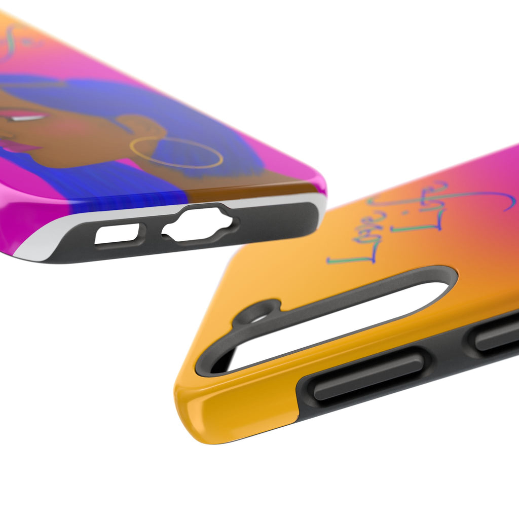 Phone Case — 'Love Life' Gradient Portrait Protective Case