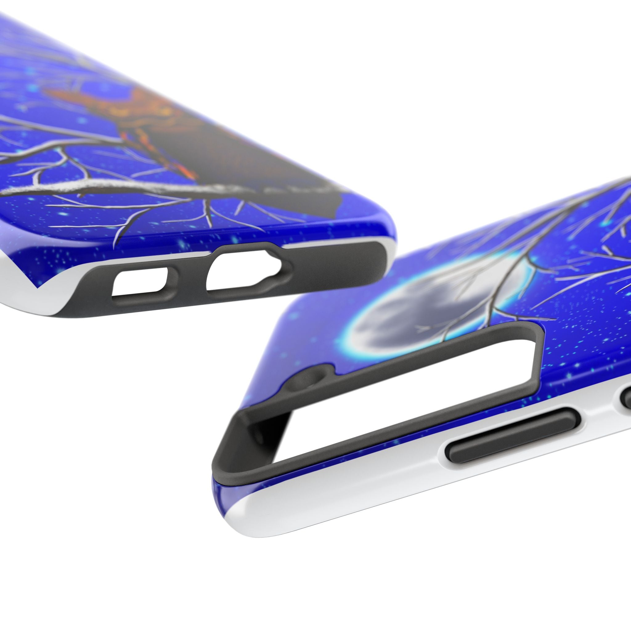 Moonlit Owl Tough Phone Case — Night Sky Owl Design
