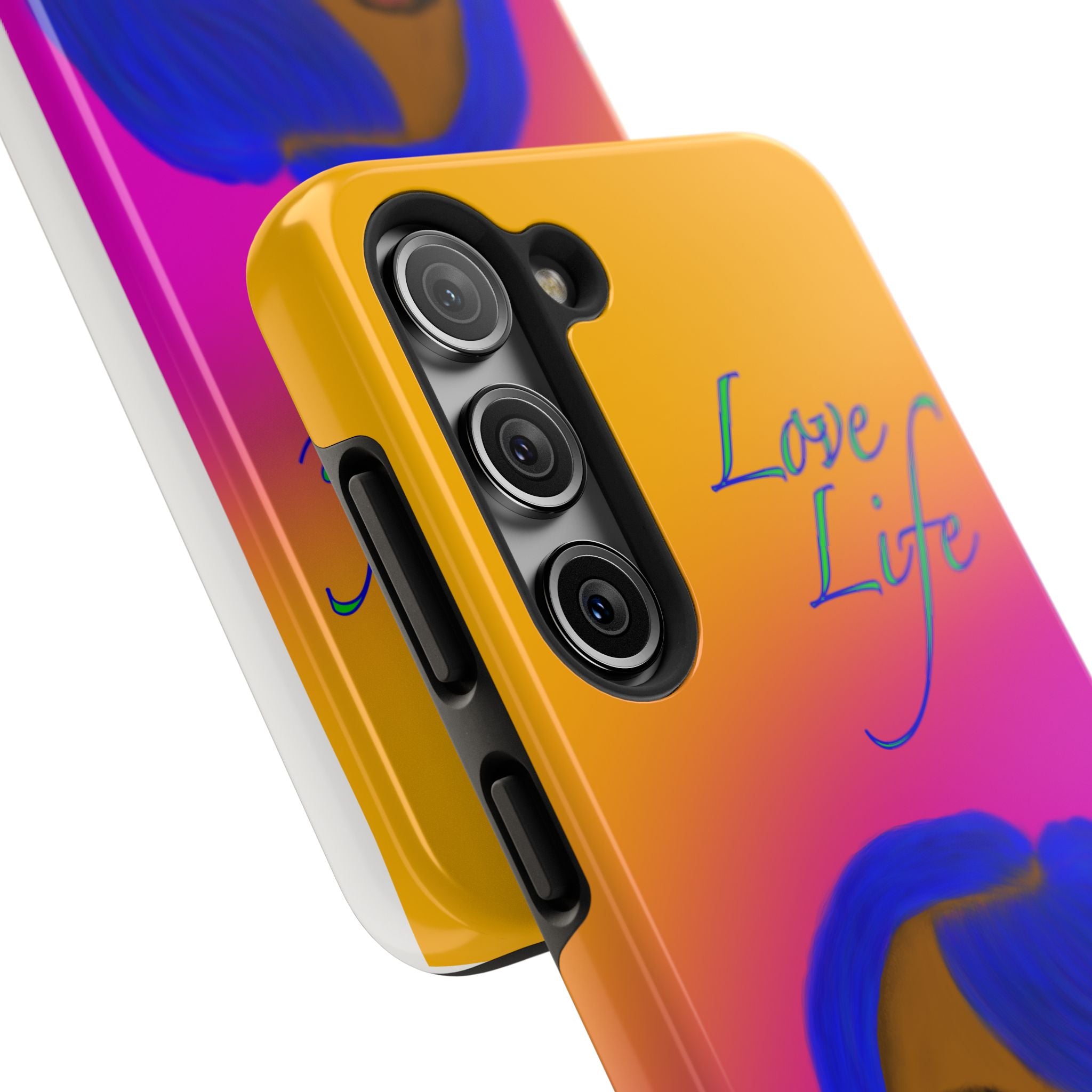Phone Case — 'Love Life' Gradient Portrait Protective Case