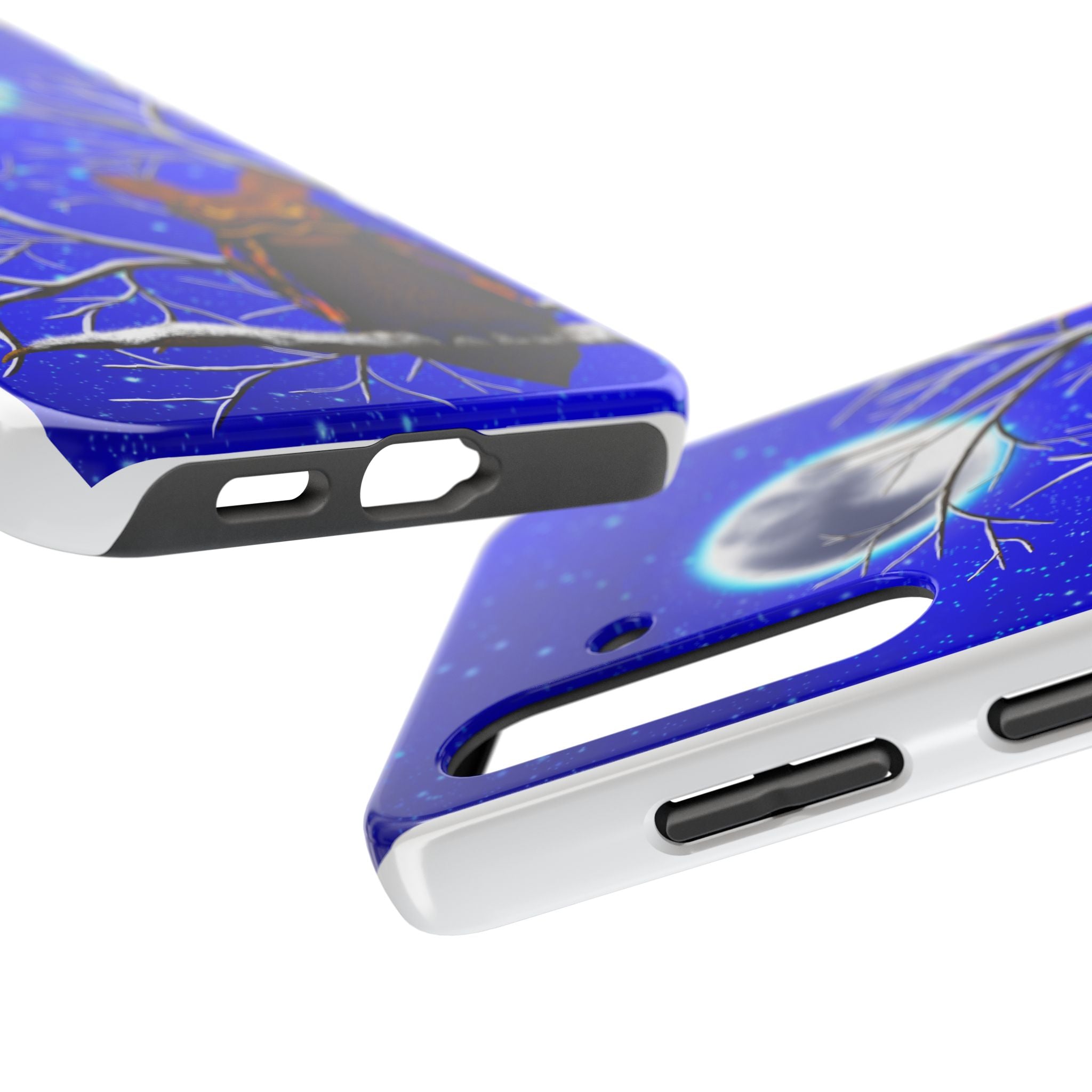 Moonlit Owl Tough Phone Case — Night Sky Owl Design