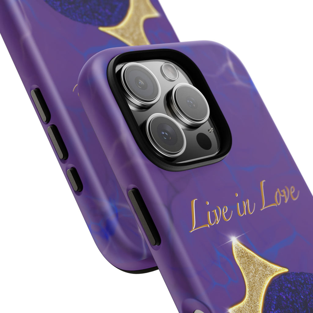 Live In Love Crowned Galaxy Afro Sticker — Black Queen with Gold Crown