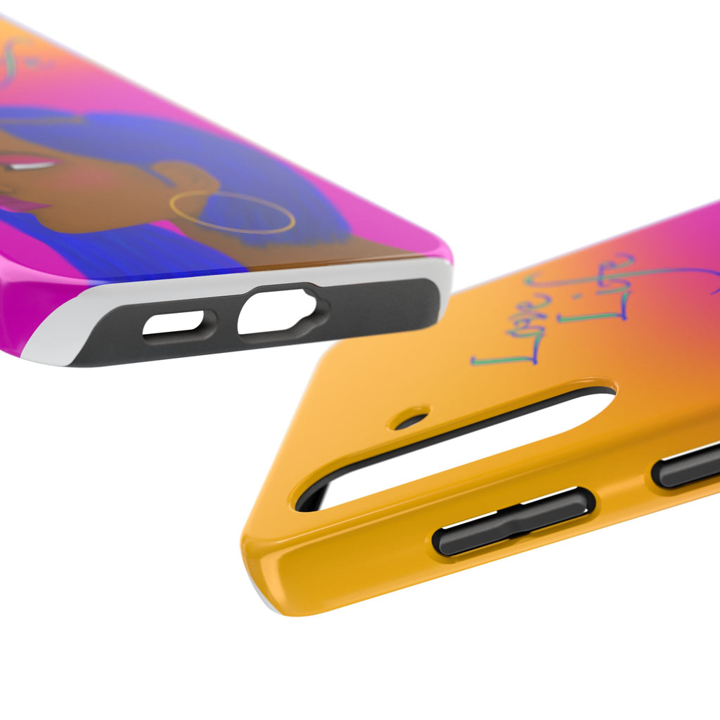 Phone Case — 'Love Life' Gradient Portrait Protective Case