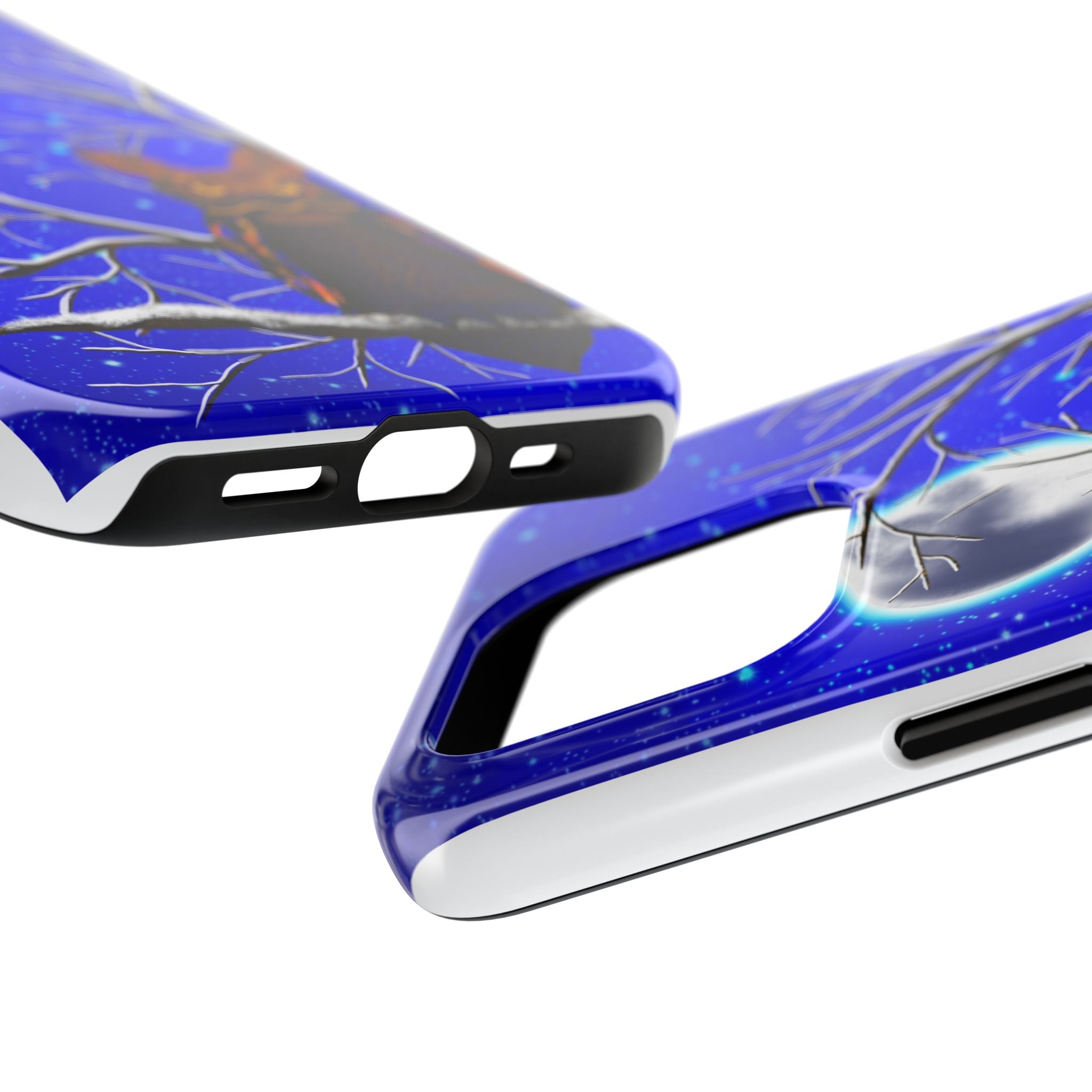 Moonlit Owl Tough Phone Case — Night Sky Owl Design