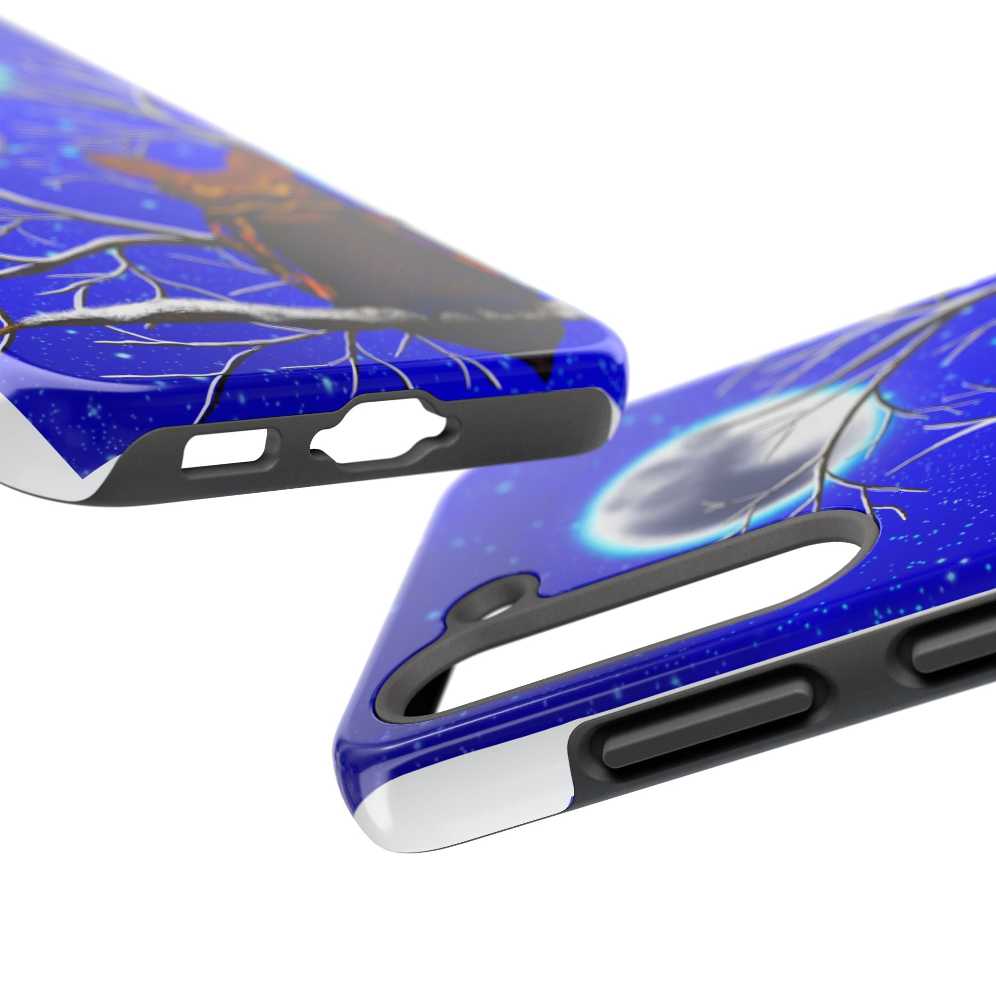 Moonlit Owl Tough Phone Case — Night Sky Owl Design