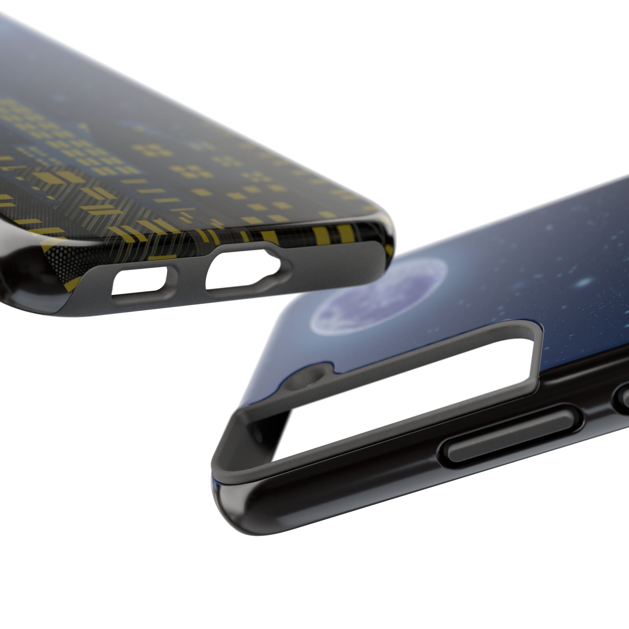 Moonlit City Phone Case — Starry Blue Night Skyline