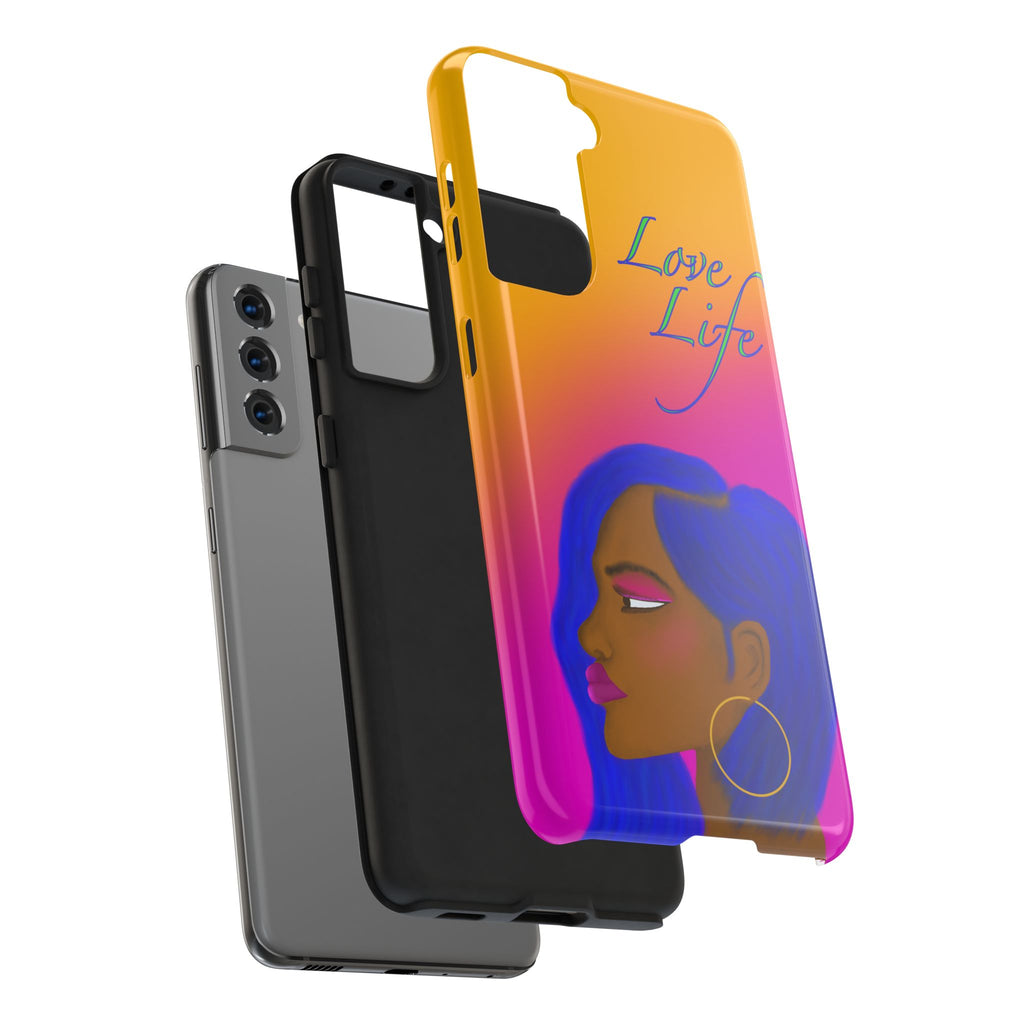 Phone Case — 'Love Life' Gradient Portrait Protective Case