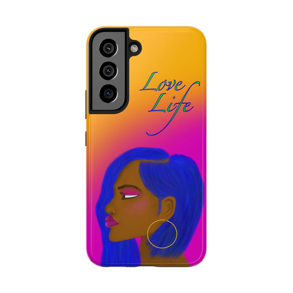 Phone Case — 'Love Life' Gradient Portrait Protective Case