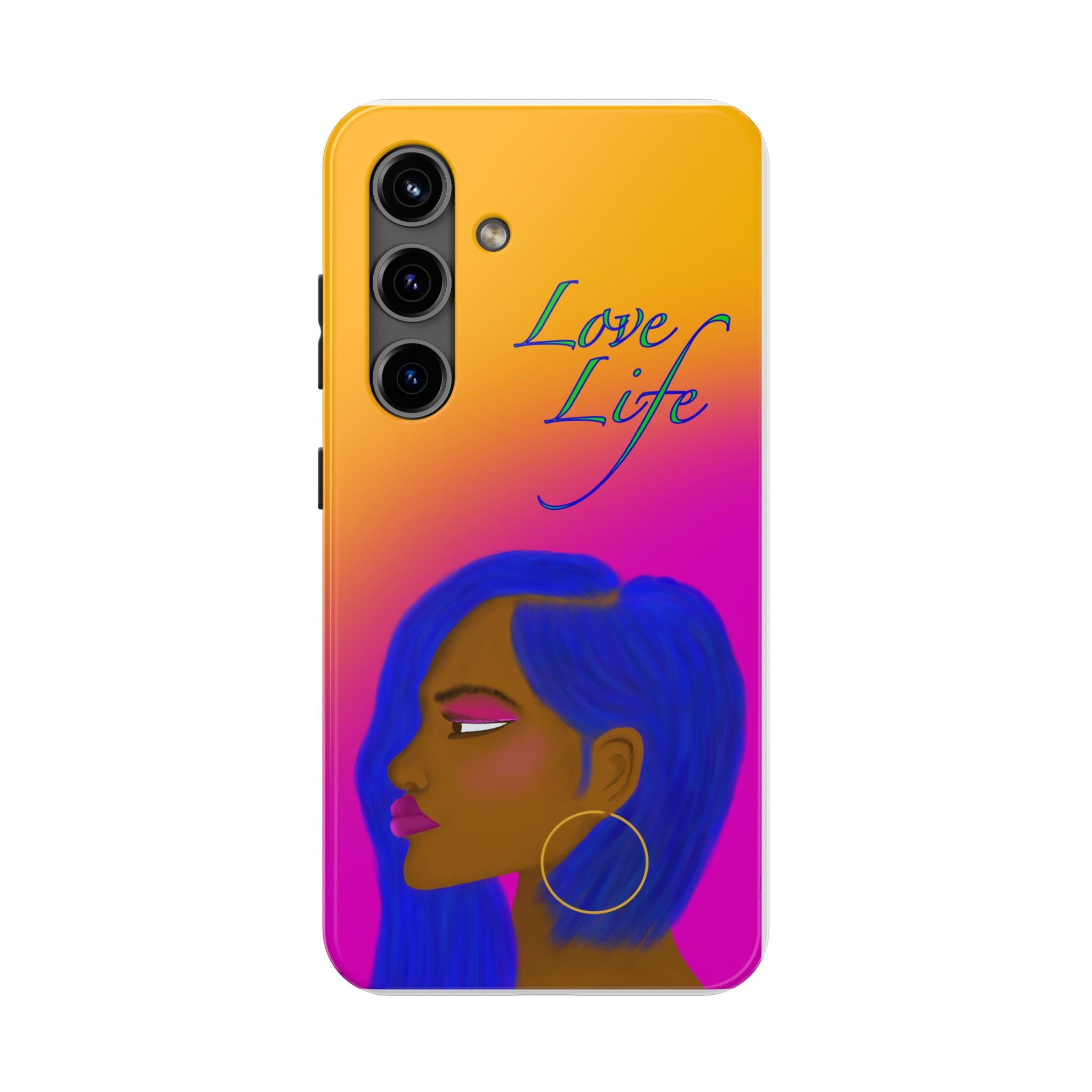 Phone Case — 'Love Life' Gradient Portrait Protective Case