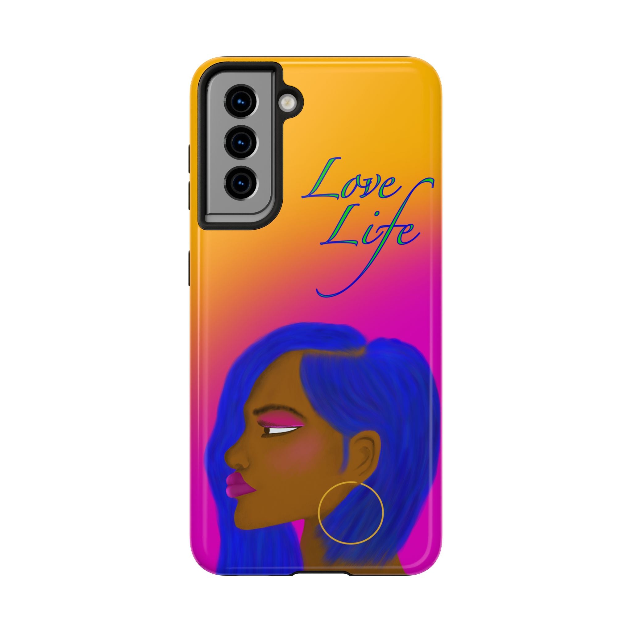 Phone Case — 'Love Life' Gradient Portrait Protective Case