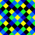 Argyle Blue Green